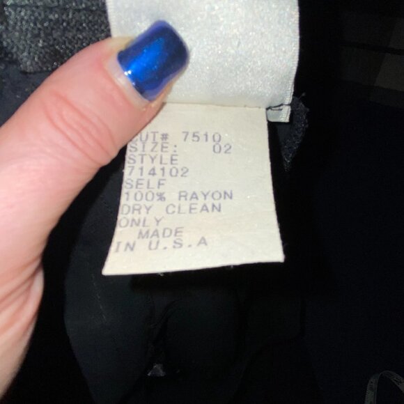 New Without Tags TADASHI Sheer Lined Black Gaucho Pants Size 2 - Picture 6 of 12